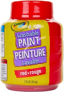 Crayola Washable Paint, 2 Oz, Red