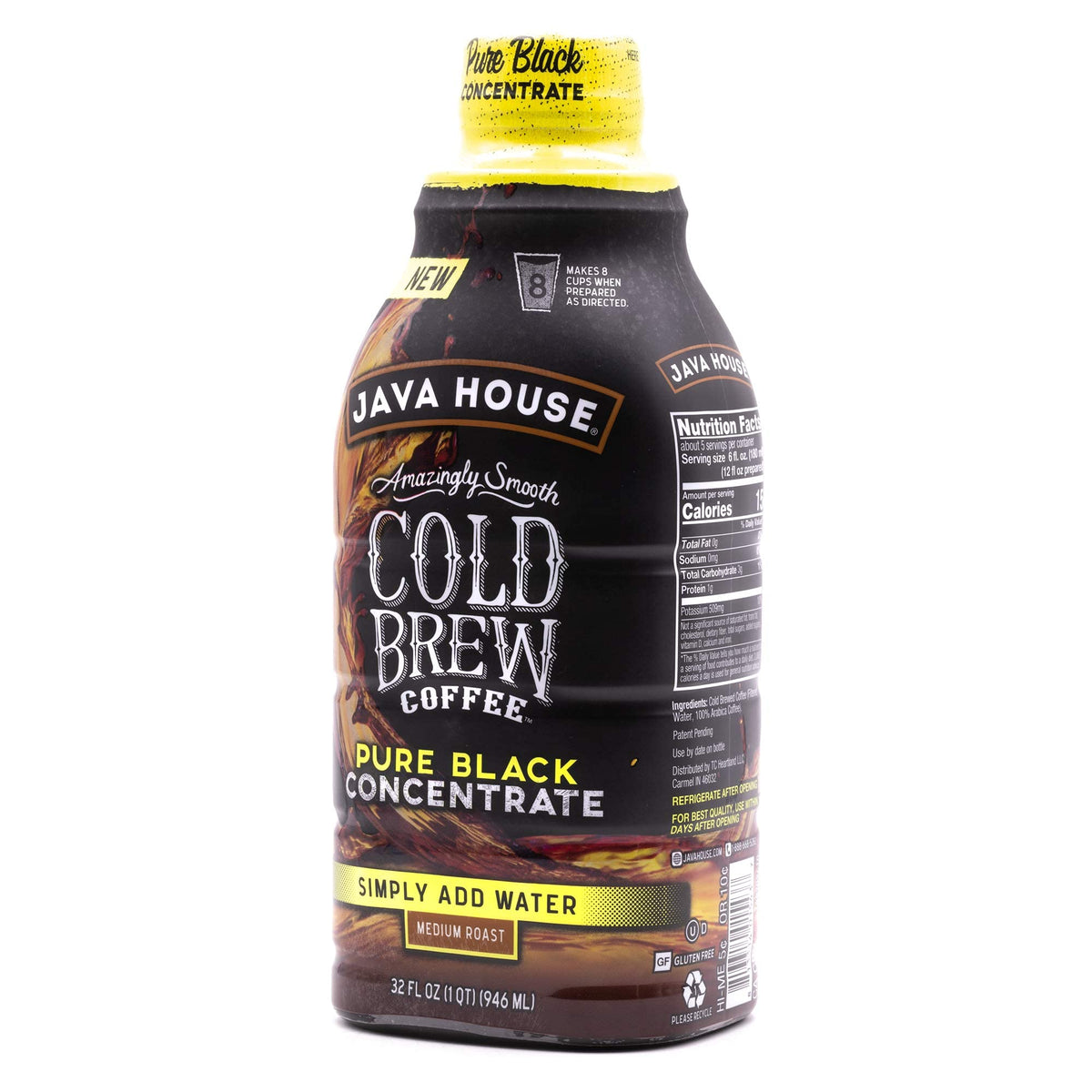Java House 1:1 / 32 Fl Oz (Pack of 1) / 1 Iced Coffee & Cold-Brew