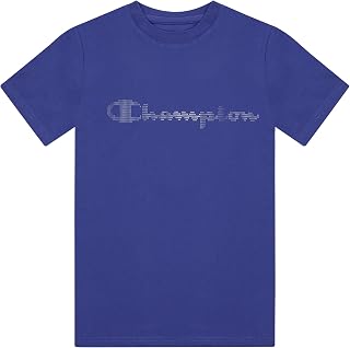 Champion Boys Short-Sleeve Classic Logo Tee/Shirt/T-Shirt