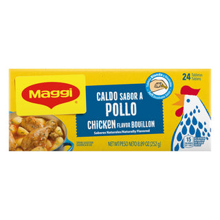 Chicken Flavor Bouillon Tablets by Maggi – 1 Count (Pack of 24), Pack of 24