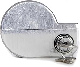 Universal Fit Air Brake Truck Lock, Single Knob, Keyed Differently, Cast Aluminum