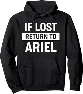 Gift for Husband Boyfriend - If Lost Return To ARIEL Pullover Hoodie