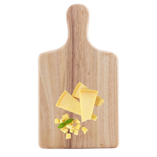 Wood Bread Board with Natural Finish by Tablecraft – 13"L x 7.8"W, Rubberwood, Brown