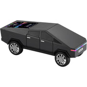 Cybertruck Wireless Bluetooth Speaker w/ Front LED Lights by Max Power – Plastic, Nickel, Black, Model MC580BK