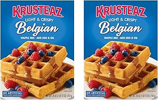 Krusteaz Belgian Waffle Mix, 28 oz, 2 pk