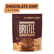 Brownie Brittle Chocolate / 5 Ounce (Pack of 6) / Holiday Brittle