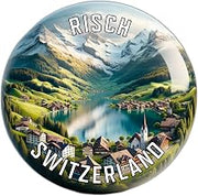 Risch Switzerland Souvenir Vinyl Decal Sticker 3-Inch