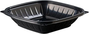 DART PresentaBowls 'Square Polypropylene Bowl Black, 32 oz. | 252/Case