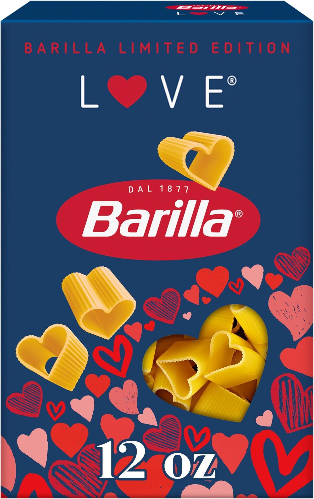 Barilla 12 Ounce (Pack of 12) / Heart shaped pasta / 12 Fresh Pasta