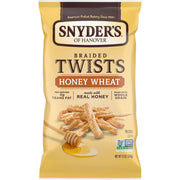 Pretzels, Braided Pretzel Twists Honey Wheat, 12 Oz by Snyder's of Hanover – 12 Ounce (Pack of 1), Model 10160