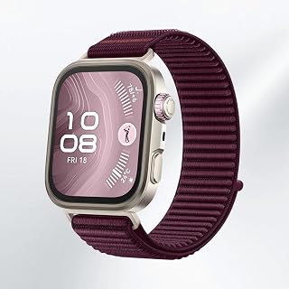 Compatible with Huawei Fit3/Fit4/Fit4 Pro series fabric straps, made of nylon, featuring a dynamic lug system, providing a comfortable and snug fit, and lightweight portability.