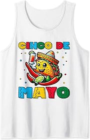 Funny Cinco De Mayo Mexican Fiesta Taco 5 De Mayo Tank Top