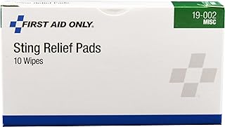 First Aid Only Sting Relief Pads (Box of 10)