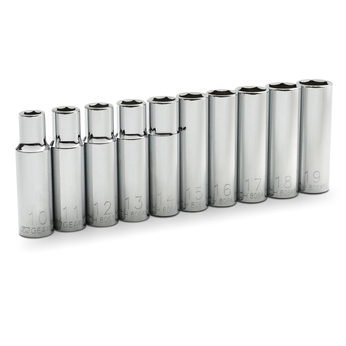 GearWrench 10 Pc / 1/2" / Metric Drive Socket Sets