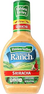 Hidden Valley Ranch Dressing Sriracha 16oz Bottle (Pack of 6)