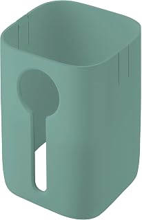 ZWILLING FRESH & SAVE CUBE Cover for Box Size 2S, Sun Protection, Level Indicator, BPA-Free Plastic, Sage Green, Green