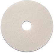 Global Industrial 17" White Polishing Pad, 5/Case, 401217