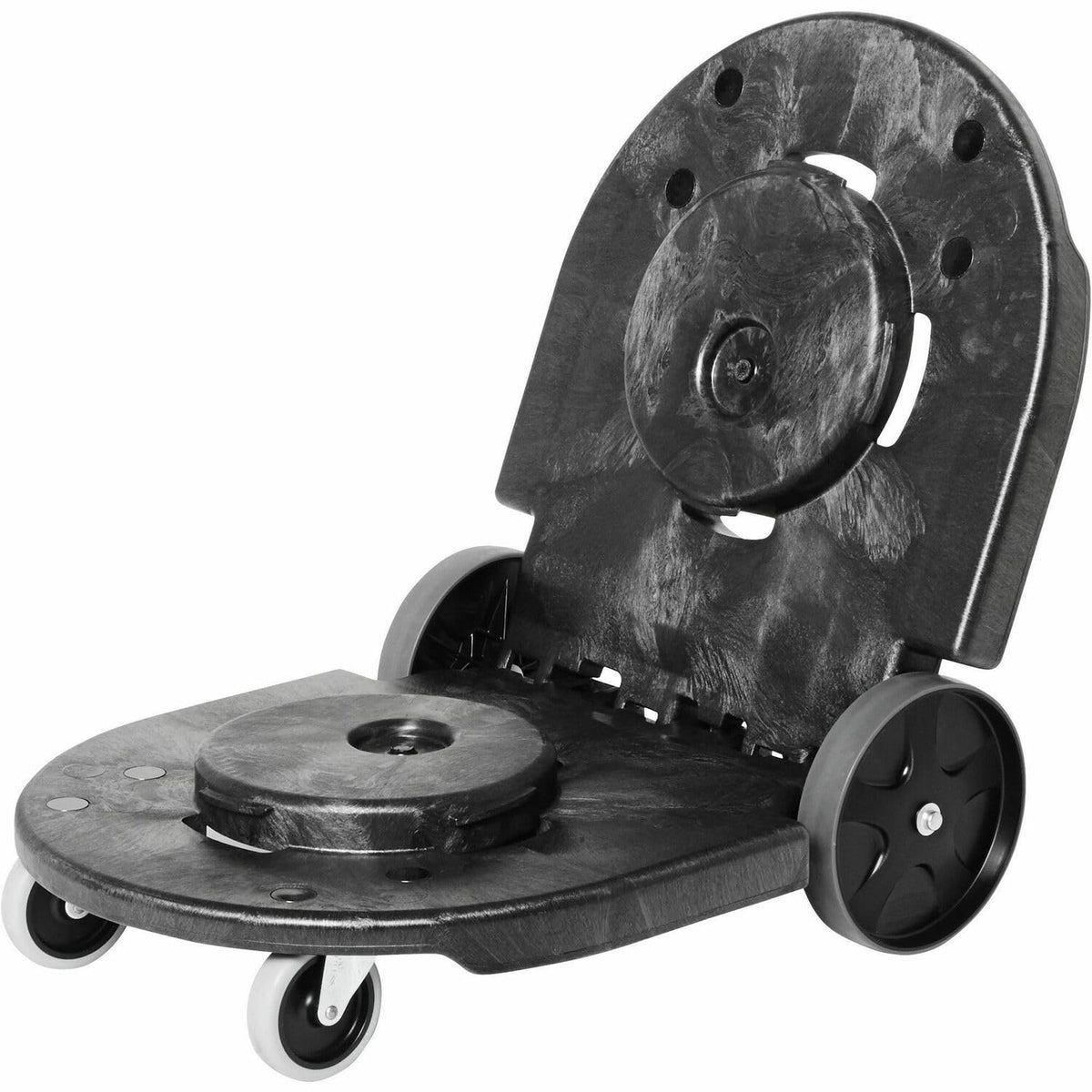 Rubbermaid 264600BK Dolly,Brute Tandem,40 Gal. Cap,20-13/16-Inch x45-5/16-Inch x8-3/4-Inch,BK