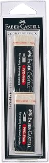 Faber-Castell Blister Pack of 2 Goldfaber Erasers White