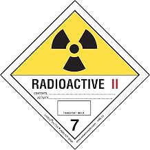 Labelmaster HML15 Radioactive III Canadian Label, Paper, Hazard Class 7, Hazmat, 4" x 4" (Pack of 500)