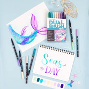 Dual Brush Pen Art Markers by Tombow – 1 Count (Pack of 10), Plastic (Body), Felt (Tip), Model 56256