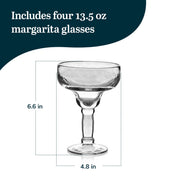 Libbey Yucatan Stemed 4 / 13.5 Ounces / Yucatan Margarita Glasses