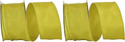 Reliant Ribbon 97895W-041-40J Katy May 2 Wired Edge Ribbon, 2-1/2 Inch X 25 Yards, Chartreuse (Pack of 2)