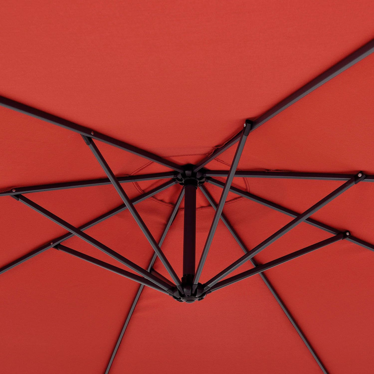 Global Industrial Cantilever Umbrella w/Crank by GEC – Red, Model ZY21B-RED