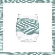 POP 14oz Vino Designer Series - Lines by TOSSWARE – Vino, 14 fluid_ounces, Plastic, Lines 1, Pack of 6