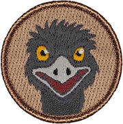 Emu Patrol Patch - 2" Diameter Round Embroidered Patch (Sew-on)