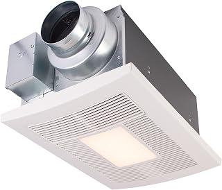 Panasonic WhisperWarm Ceiling Mount Bathroom Exhaust Fan with LED Light & Heater, 50-80-110 CFM, FV-0511VHL1