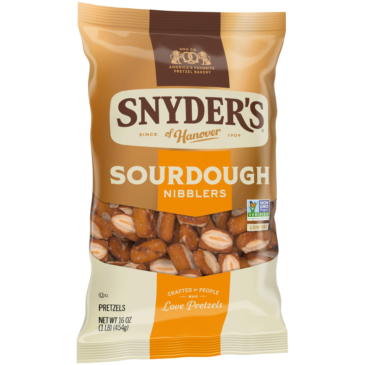 Sourdough Nibblers Pretzels by Snyder's of Hanover – 16 Ounce (Pack of 3), Model 80040