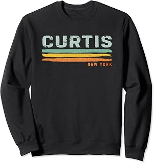 Vintage Stripes Curtis NY Sweatshirt