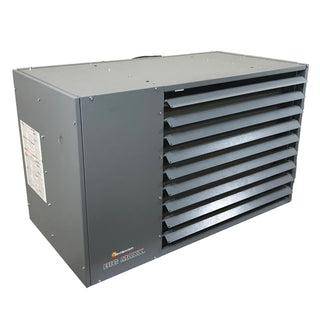 200,000 BTU Big Maxx Natural Gas Forced-Air Unit Heater by Mr. Heater – 199996, powder coated carbon steel, Grey, Model F263063