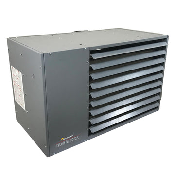 200,000 BTU Big Maxx Natural Gas Forced-Air Unit Heater by Mr. Heater – 199996, powder coated carbon steel, Grey, Model F263063