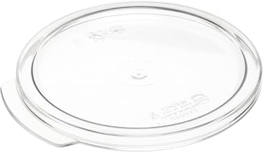 Cambro RFSCWC1 Camwear Clear Polycarbonate Round Lid for 1 qt Capacity Food Storage Container