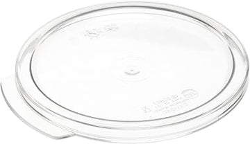 Cambro RFSCWC1 Camwear Clear Polycarbonate Round Lid for 1 qt Capacity Food Storage Container