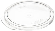Camwear Clear Polycarbonate Round Lid for 1 qt Capacity Food Storage Container by Cambro – 3/8 in (H) x 5 5/8 in (W) x 5 1/4 in (Depth), Polycarbonate, Clear, Model RFSCWC1