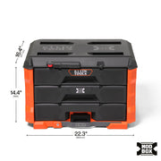 KLEIN TOOLS 3-Drawer / Orange / 50.0 pounds Tool Boxes