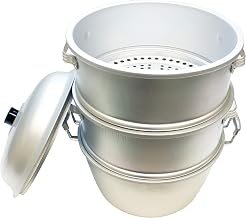 Excellanté 21" x 25 1/2" 50cm Big Hole/Bottom Aluminum Steamer
