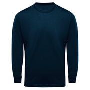 Men's Long-Sleeve Performance Core Tee by Red Kap – Polycotton, Navy, Model SK4LNV RG XS