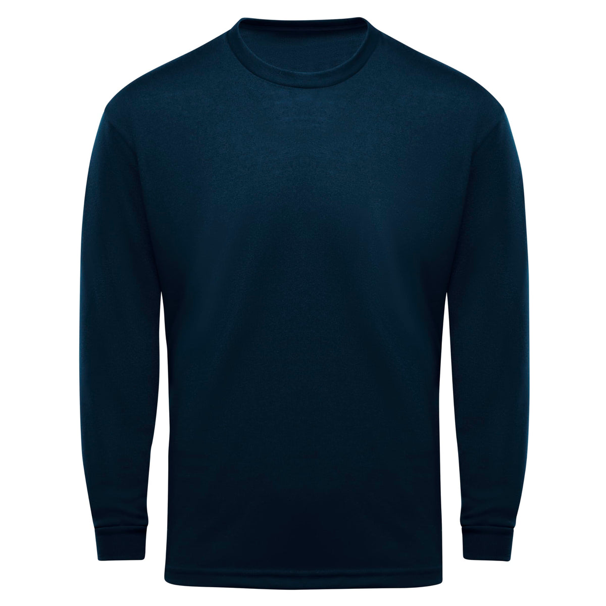Men's Long-Sleeve Performance Core Tee by Red Kap – Polycotton, Navy, Model SK4LNV RG XS