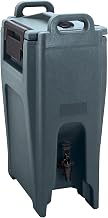 Cambro UC500191 Ultra Camtainer Granite Gray 5.25 Gal Beverage Carrier