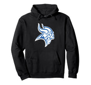 Curtis Vikings Pullover Hoodie by Curtis, University Place, WA 98466 – Black, Model 8A8PJXST47Y