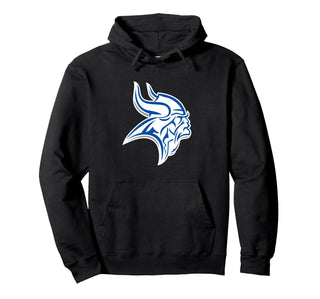 Curtis Vikings Pullover Hoodie by Curtis, University Place, WA 98466 – Black, Model 8A8PJXST47Y