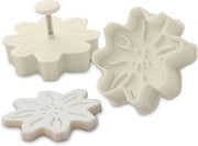 Ateco 1978 Fondant and Dough Plunger Cutter and Embosser, 2-Inch, Flower