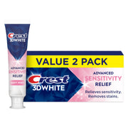 3DWhite Advanced Whitening Sensitivity Relief Toothpaste by Crest – 6.6 Ounce (Pack of 6), Pack of 6, Model P_11484
