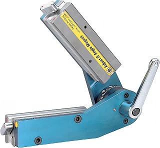 Strong Hand Tools Adjust-O, Magnetic Angle Square, Adjustable 30° – 275°, Two On/Off Switches, Machined Flat Surfaces, V-Groove Surface for Round/Square Tubing, MAV120