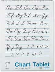 Pacon Chart Tablets Cursive Cover, 32 x 24, 1 (PAC-74610)