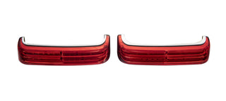 ProBEAM SEQUENTIAL Saddlebag Lights for BCM Bikes 2014+ - Chrome w/Red Lens by Custom Dynamics – Chrome Frame, Red Lens, Model PB-SBSEQ-BCM-CR